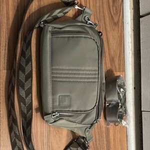 Stylish Gray Crossbody Bag HKWP